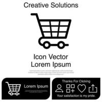 Trolley icon Vector EPS 10