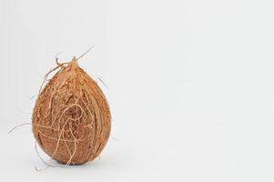 Exotic fruit coconut isolated on white background. Healthy eating dieting food. photo