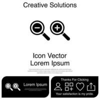 Zoom icon Vector EPS 10