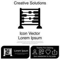 Abacus Icon Vector EPS 10