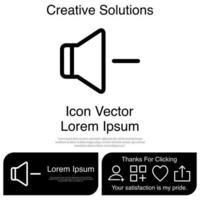 Sound Icon Vector EPS 10