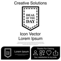 Deal of the Day Icon Vector EPS 10