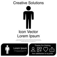 gente, icono, vector, eps, 10 vector