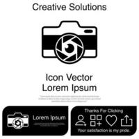 Camera Icon Vector EPS 10