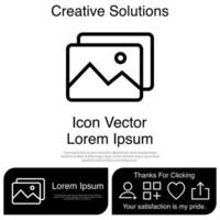 Picture Image Icon Vector EPS 10