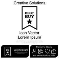 mejor compra icono vector eps 10