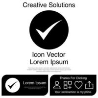 Tick icon Vector EPS 10