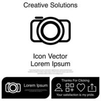 Camera Icon Vector EPS 10