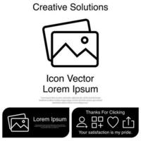 Picture Image Icon Vector EPS 10