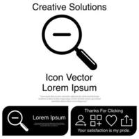 zoom, icono, vector, eps, 10 vector