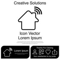 Home Wifi Vector EPS 10