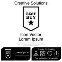 mejor compra icono vector eps 10