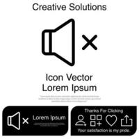 Sound Icon Vector EPS 10