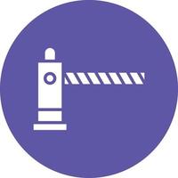 Road Barrier Icon Style vector