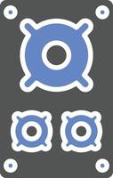 New Year Speaker Icon Style vector
