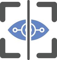 Eye Tracking Icon Style vector