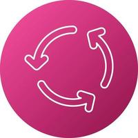 Refresh Icon Style vector