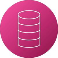 Database Icon Style vector