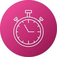 Stopwatch Icon Style vector