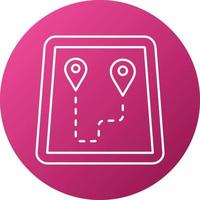 Map Icon Style vector