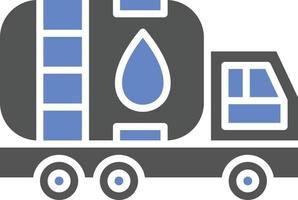 Oil Truck Icon Style vector