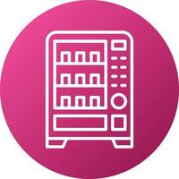 Vending Machine Icon Style vector