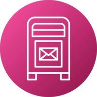 Mailbox Icon Style vector