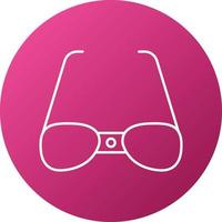 Smart Glasses Icon Style vector