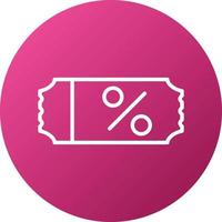 Voucher Icon Style vector