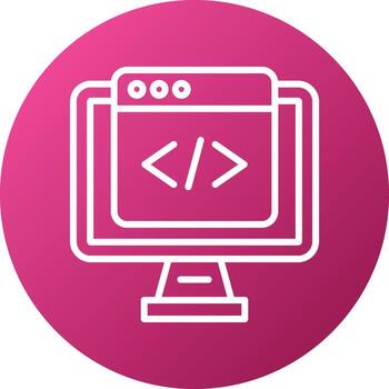 Programming Icon Style vector
