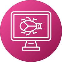 Bug Icon Style vector