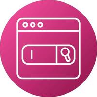 Search Bar Icon Style vector