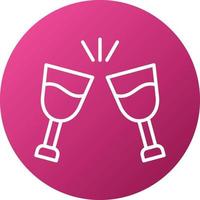 Cheers Icon Style vector