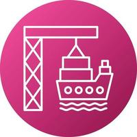 Port Icon Style vector