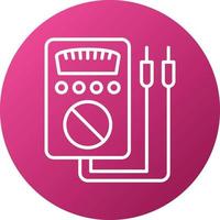 Voltmeter Icon Style vector