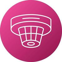 Smoke Detector Icon Style vector