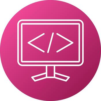 Coding Icon Style vector