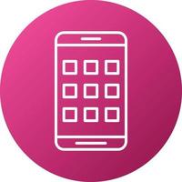 Mobile Apps Icon Style vector