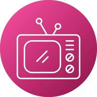 Television Icon Style vector