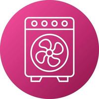 Electric Fan Icon Style vector