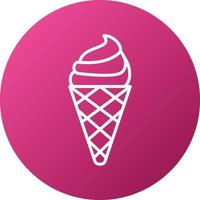 Ice Cream Icon Style vector