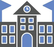 School Icon Style vector