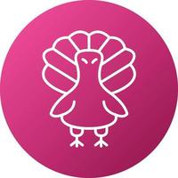 Turkey Icon Style vector