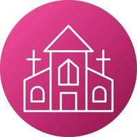 Church Icon Style vector