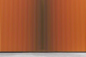 Orange lath free for wall design photo