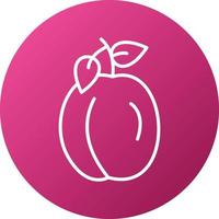 Plum Icon Style vector