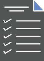 List Icon Style vector