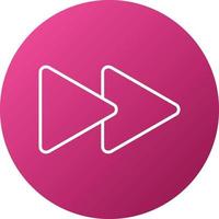 Fast Forward Icon Style vector