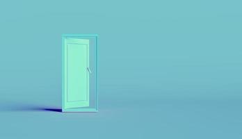 abstract door without room, minimal door and discovery concept photo