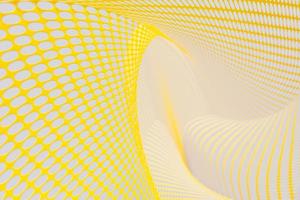 Abstract background of yellow metallic mesh on grey background selective focus, color of the year 2021 photo